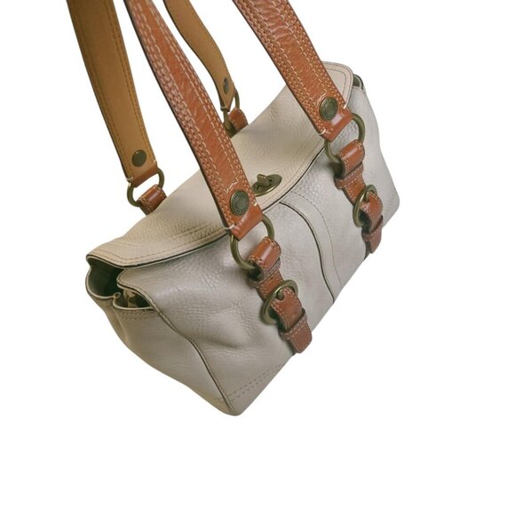 Vintage COACH CHELSEA SATCHEL IVORY/CREAM - Picture 5 of 9